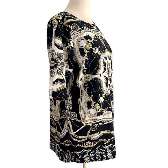 NWT Charter Brand Club Black Gold Chaim Print | Size XL - Picture 2 of 9